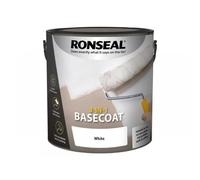 Ronseal BASECOAT PAINT WHITE 2.5L