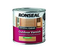 Ronseal CCODVM250 250 ml Crystal Outdoor Matt Finish Varnish - clear