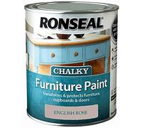 Ronseal Chalky Furniture Paint 750ml English Rose