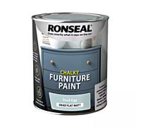 Ronseal RSLCFPDE750 750 ml Chalky Furniture Paint - Duck Egg