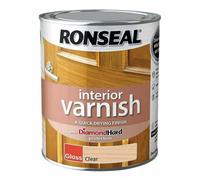 Ronseal 36874 750 ml Interior Clear Varnish, Gloss