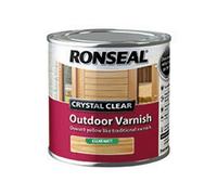 Ronseal 37367 Crystal Clear Outdoor Varnish Matt 250Ml