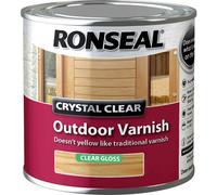 Ronseal 37367 Crystal Clear Outdoor Varnish Matt 250Ml