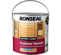 Ronseal CCODVS750 750 ml Crystal Outdoor Satin Finish Varnish - clear