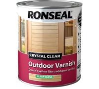 Ronseal CCODVM25L 2.5 Litre Crystal Outdoor Matt Finish Varnish - clear