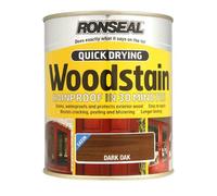 Ronseal Quick Dry Woodstain Satin - Dark Oak 750ml