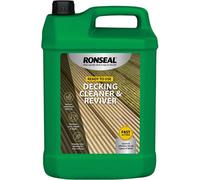 Ronseal Decking Cleaner And Reviver 5 Litre - Fast-Acting Mould & Algae Removal