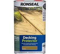 Ronseal Decking Protector Natural 5L Waterproofing Treatment Against Splitting And Swelling