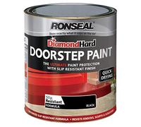 Ronseal 36659 Diamond Hard Doorstep Paint Black 250Ml