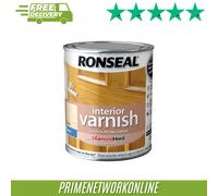 Ronseal Diamond Hard Clear Satin Wood Varnish 250ml 100% ORIGINAL ⭐⭐⭐⭐⭐