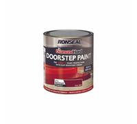 Ronseal Diamond Hard Door Step Slip Resistant Paint 250ml /750ml Black or Red