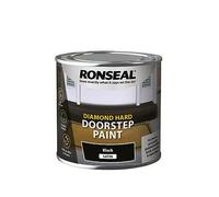Ronseal Diamond Hard Doorstep Paint Black 250Ml One Colour
