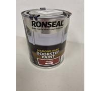 Ronseal Diamond Hard Doorstep Paint 750ml - Tile Red