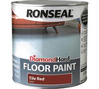 Ronseal 35754 Diamond Hard Floor Paint Tile Red 2.5 Litre