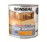 Ronseal Diamond Hard Floor Varnish Antique Pine Satin 2.5L