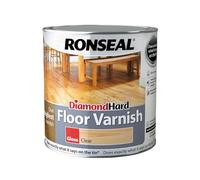Ronseal Diamond Hard Coloured Floor Wood Varnish, Various Sizes & Colours