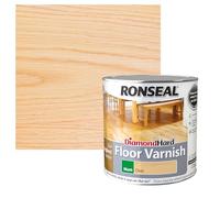 Ronseal Diamond Hard Coloured Floor Wood Varnish, Various Sizes & Colours