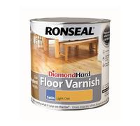 Ronseal Diamond Hard Floor Varnish Light Oak Satin 2.5L