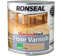 Ronseal Diamond Hard Floor Varnish Clear Matt 2.5L