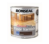 Ronseal Diamond Hard Floor Varnish Walnut Satin 2.5L