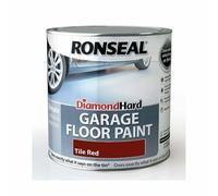Ronseal 35764 Diamond Hard Garage Floor Paint Tile Red 5 Litre