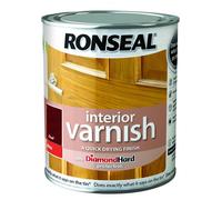 Ronseal Interior Varnish Quick Dry Gloss Teak 250ml