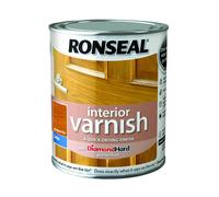 Ronseal Interior Varnish, Quick Drying Finish, Diamond Hard Protection, Antique Pine Satin, 750 ml, 1 piece