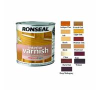 Ronseal Diamond Hard Interior Varnish Satin, Gloss or Matt, 250ml, 750ml - 2.5l