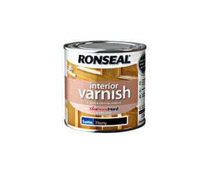 Ronseal Diamond Hard Interior Varnish Various Colours & Sizes Available SATIN