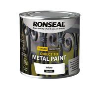Ronseal 39201 Direct To Metal Paint White Matt 750Ml