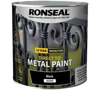Ronseal Direct to Metal Paint Black Gloss 2.5L