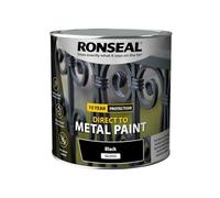 Ronseal Direct to Metal Paint Black Gloss 2.5L