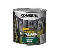 Ronseal Direct to Metal Paint Rural Green Satin 250 ml