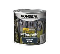 Ronseal Direct to Metal Paint Storm Grey Matt 250ml