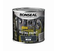 Ronseal Direct to Metal Paint Storm Grey Satin 250ml