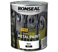 Ronseal Direct to Metal Paint White Matt 750ml 39201