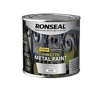 Ronseal 39404 Direct To Metal Paint Silver Satin 250Ml