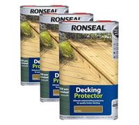 RONSEAL DPN5L Decking Protector Natural 5 Litre (Pack of 3)