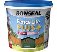 Ronseal RSLFLPPFG5L 5 Litre Fence Life Plus Paint - Forest Green