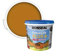 Ronseal RSLFLPPHG5L 5 Litre Fence Life Plus Paint - Harvest Gold