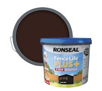 Ronseal 9L UV Fence Life + Paint - Dark Oak