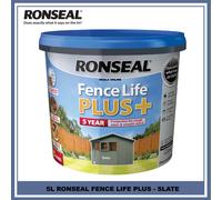 Ronseal 37629 Fence Life Plus+ Slate 5 Litre
