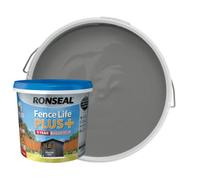 Ronseal 38394 Fence Life Plus+ Charcoal Grey 5 Litre