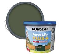 Ronseal Fence Life Plus Shed & Fence Paint Forest Green 9L