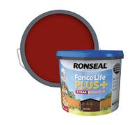 Ronseal Fence Life Plus Shed & Fence Paint Red Cedar 9L