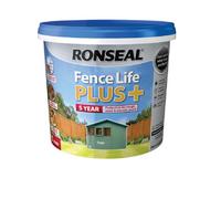 Ronseal Fence Life Plus Shed & Fence Paint Sage 9L