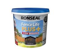 Ronseal RSLFLPPCTBO5 5 Litre Fence Life Plus Tudor Paint - Black Oak by Ronseal