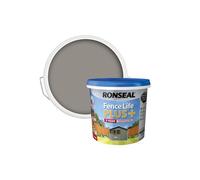 Ronseal Fence Life Plus 5 Year Protection Shed & Fence Paint Slate 5l