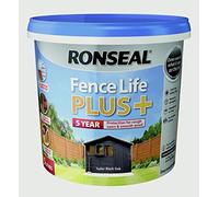 Ronseal 5L UV Fence Life + Paint - Tudor Black Oak