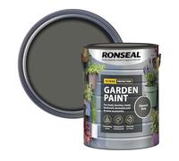 Ronseal Garden Paint, 5L, Charcoal Grey